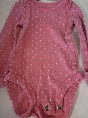 Carter's Girls' Pink Sleepsuits-babygrows